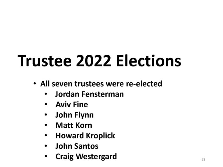 2022 Annual Meeting Presentation 10 25 2022 Final Report 11 3 2022 Page 32 1