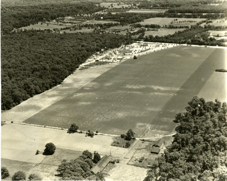 Aerial view Willets Farm undated 2