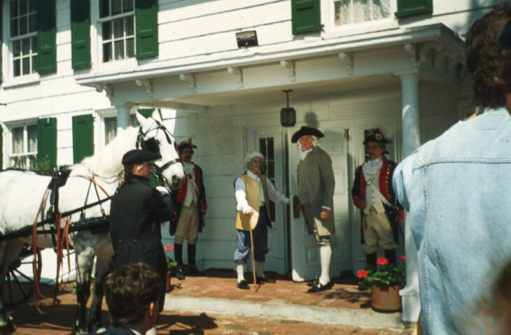 Copy of Roslyn Landmarks G Washington Bicentenial Visit Parade Old Northern Blvd View 10 G Washington 4 22 1990 23