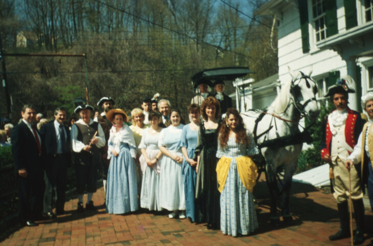 Copy of Roslyn Landmarks G Washington Bicentenial Visit Parade Old Northern Blvd View 7 4 22 1990 19