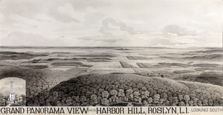 Grand Panorama View from the Harbor H Ill Roslyn L I Looking South Preservation Long Island 1996 3 2 copy 1 1