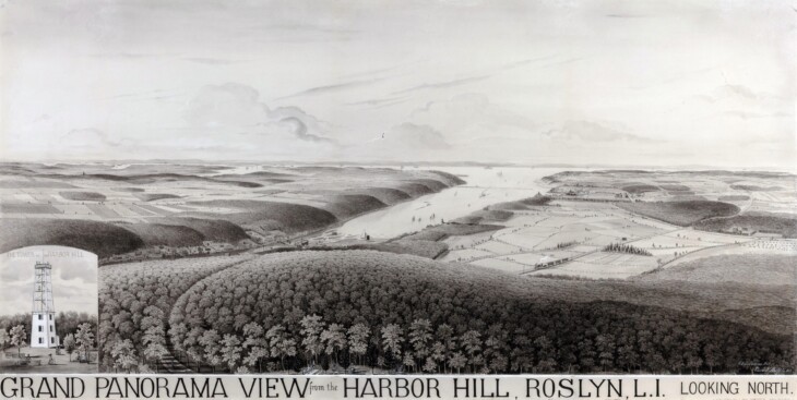 Grand Panorama View from the Harbor Hill Roslyn L I Looking North Preservation Long Island 1996 3 1 copy 1 copy 1