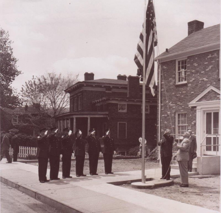 May 12 1954 Dedication of the new 6th Pct SH Roslyn 001