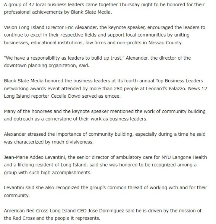 Roslyn Times, June 26, 2024 Blank Slate Media honors 47 of Nassau