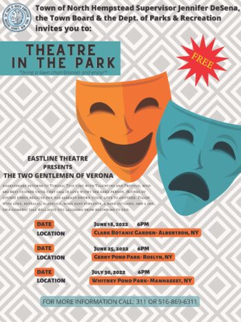 Outdoor theatre flyer